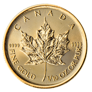 1/10 oz Canadian Gold Maple Leaf Coin
