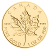 1 oz Gold Maple Leaf (Random Date)-0