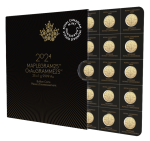 25 Gram Gold MapleGram Sheet (25 X 1 g)