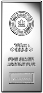 100 oz Silver Bar Royal Canadian Mint