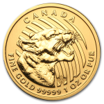 Call of the Wild Gold Cougar 1 oz Gold Coin .99999