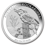 10 Oz Silver Kookaburra