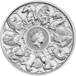 2021 2 oz British Silver Queen’s Beast Collection Coin