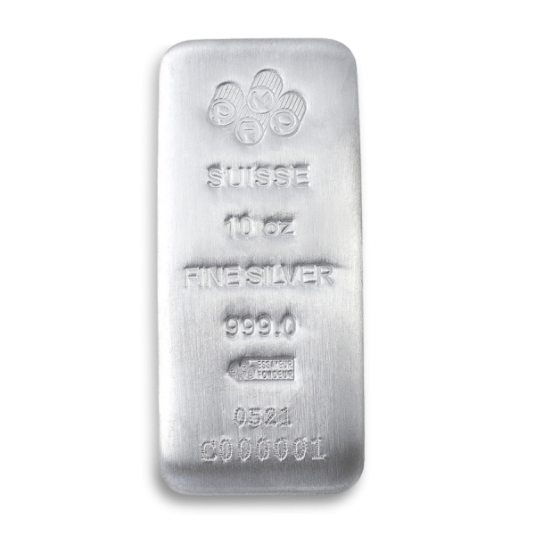 10 oz Silver Bar PAMP