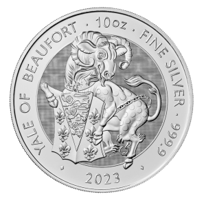 2023 Tudor Beasts Yale 10 oz Silver Coin