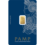 1 gram gold bar PAMP FORTUNA
