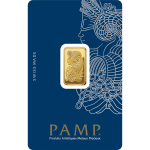 5 gram gold bar PAMP FORTUNA