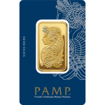 1 oz Gold Bar PAMP Fortuna