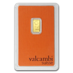 1g gold bar Valcambi
