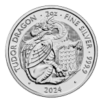Tudor Beast Dragon 2 oz Silver Coin
